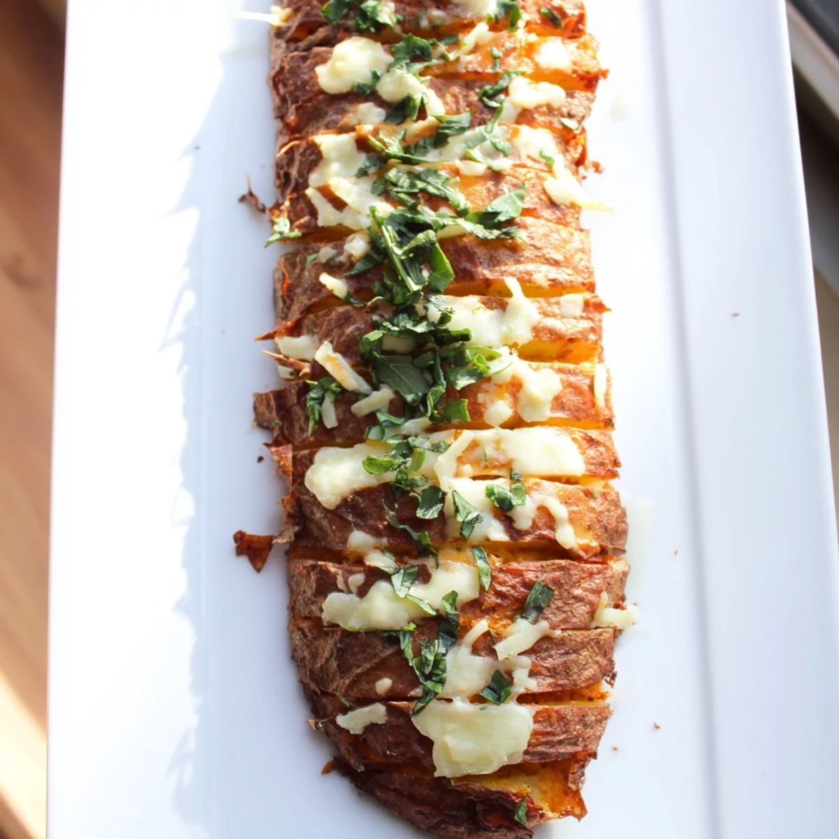 This vegetarian Cheesy Potato Crust Casserole Bake features a crispy potato base and a cheesy, creamy top.