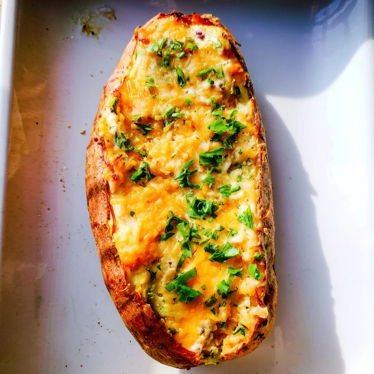 Golden, bubbly Cheesy Potato Crust Casserole Bake with a creamy vegetable and cheese filling, delicious!