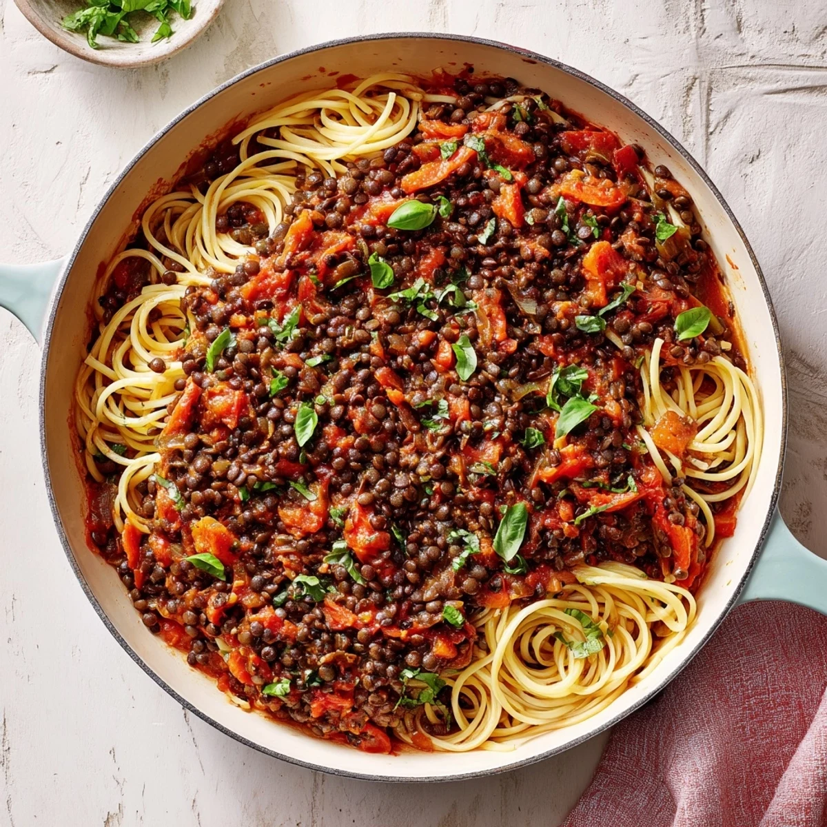 Plant-Based Lentil Bolognese