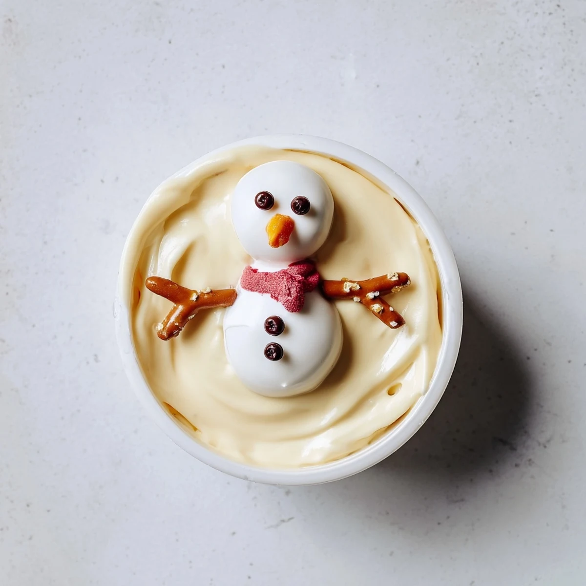 Melted Snowman Dip Bowl