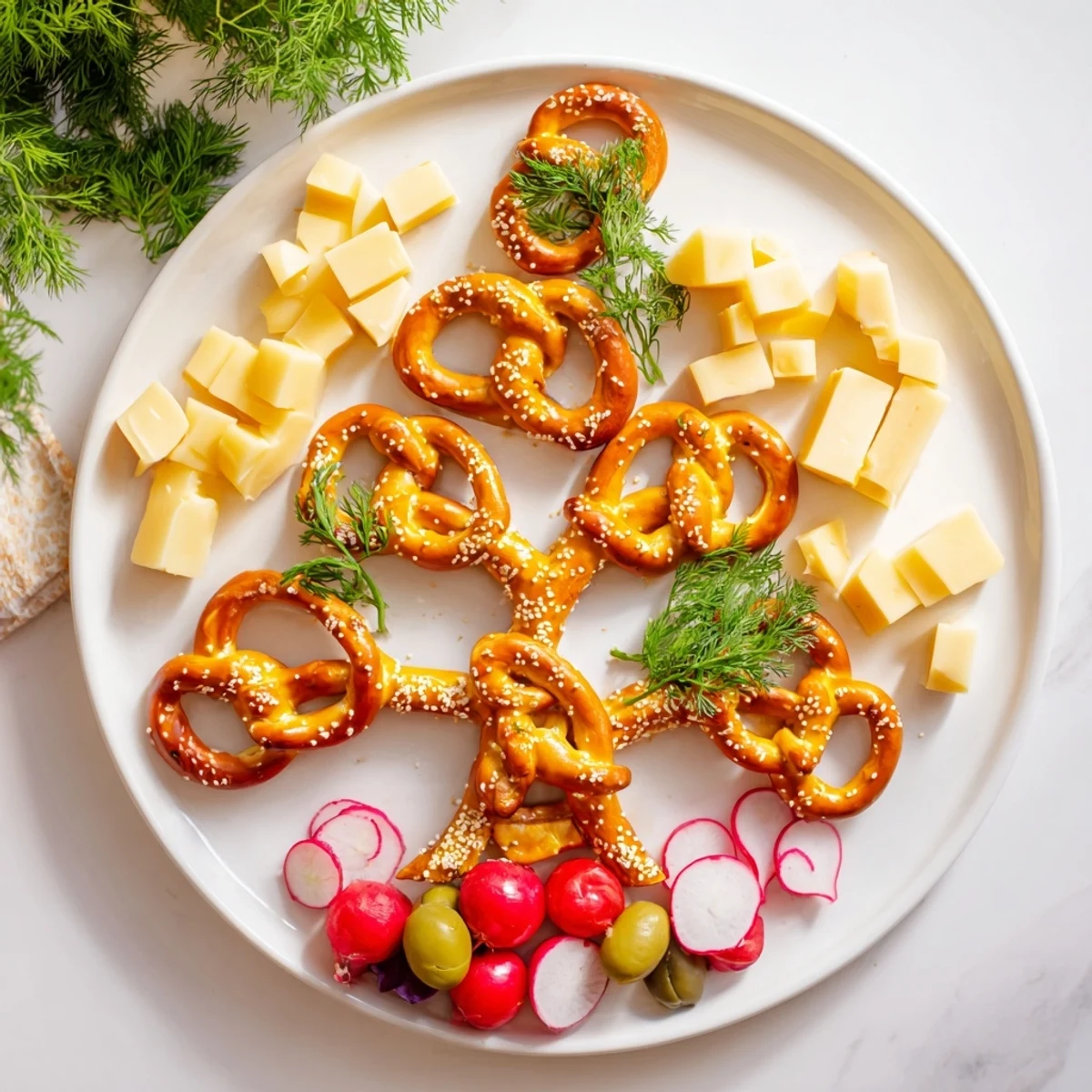 Bretzel Arbre de Vie Platter