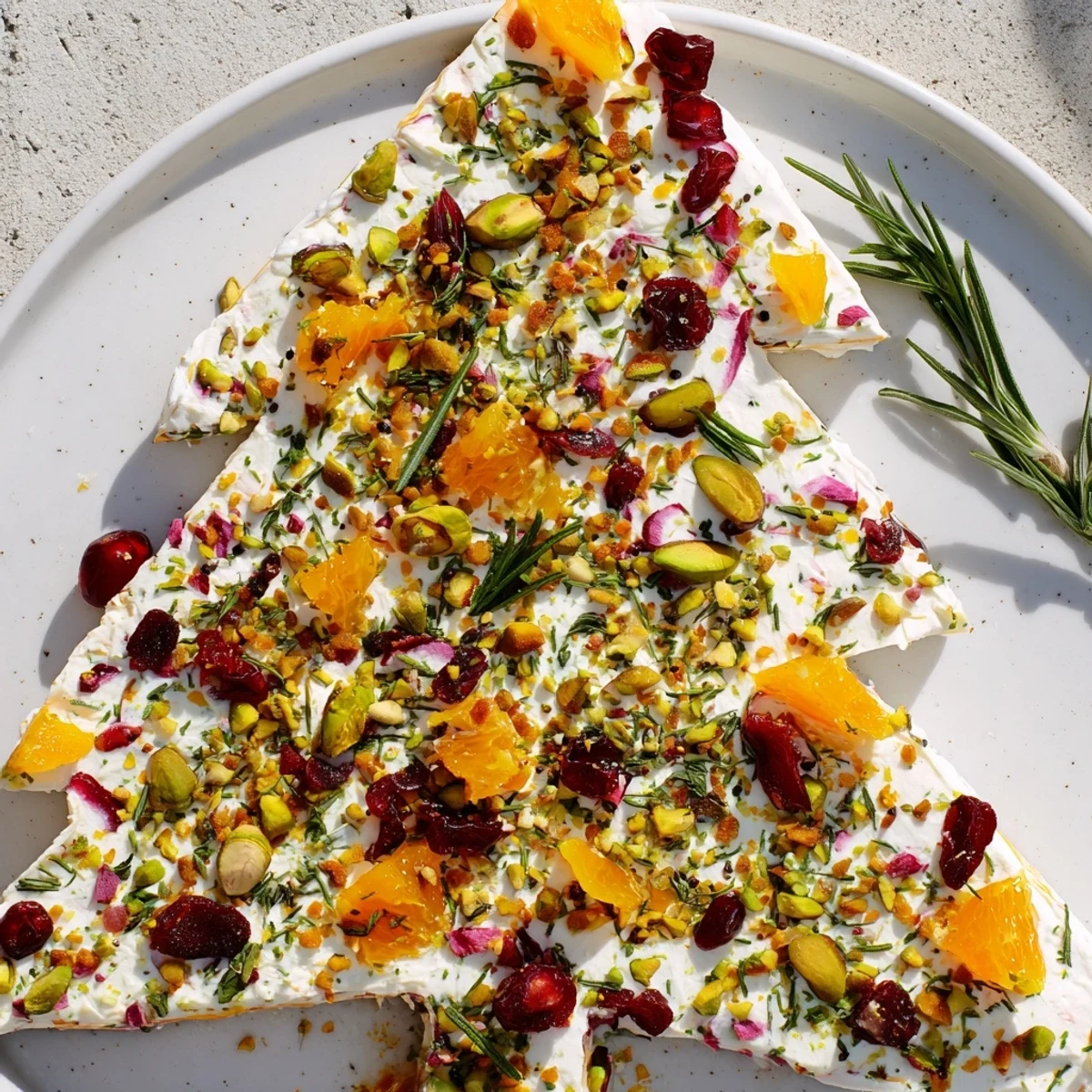 Rosemary Cranberry Christmas Tree