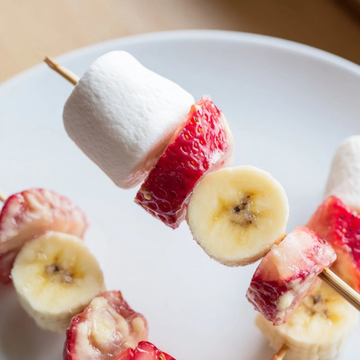 Strawberry Banana Santa Sticks