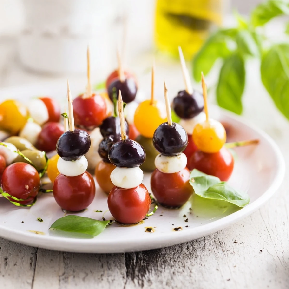 Christmas Lights Olive Tomato