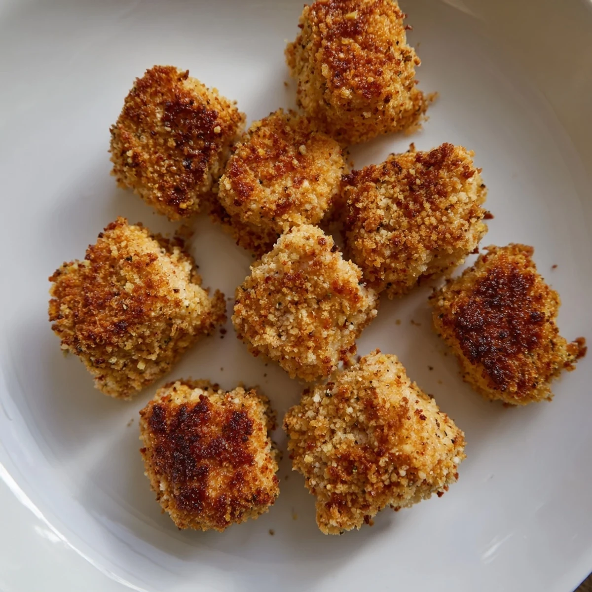 Golden-brown Air Fryer Un-Fried Chicken Nuggets, a kid-friendly, healthier weeknight meal.
