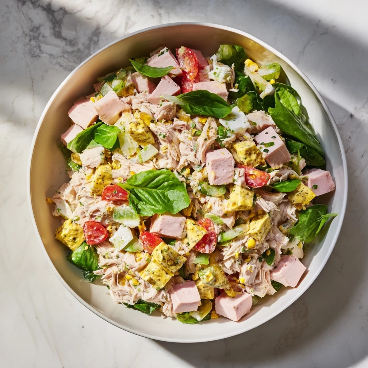 Juicy chicken salad fills the hollowed-out pickle, creating a refreshing Pickle Sandwich.