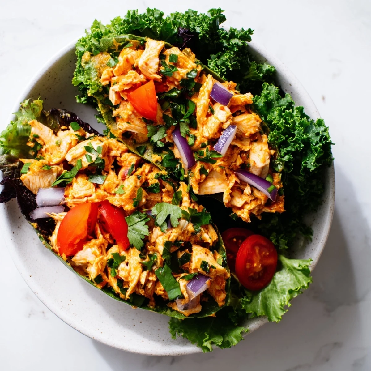 These vibrant Pickle Sandwiches with creamy chicken salad offer a flavorful low-carb lunch option.