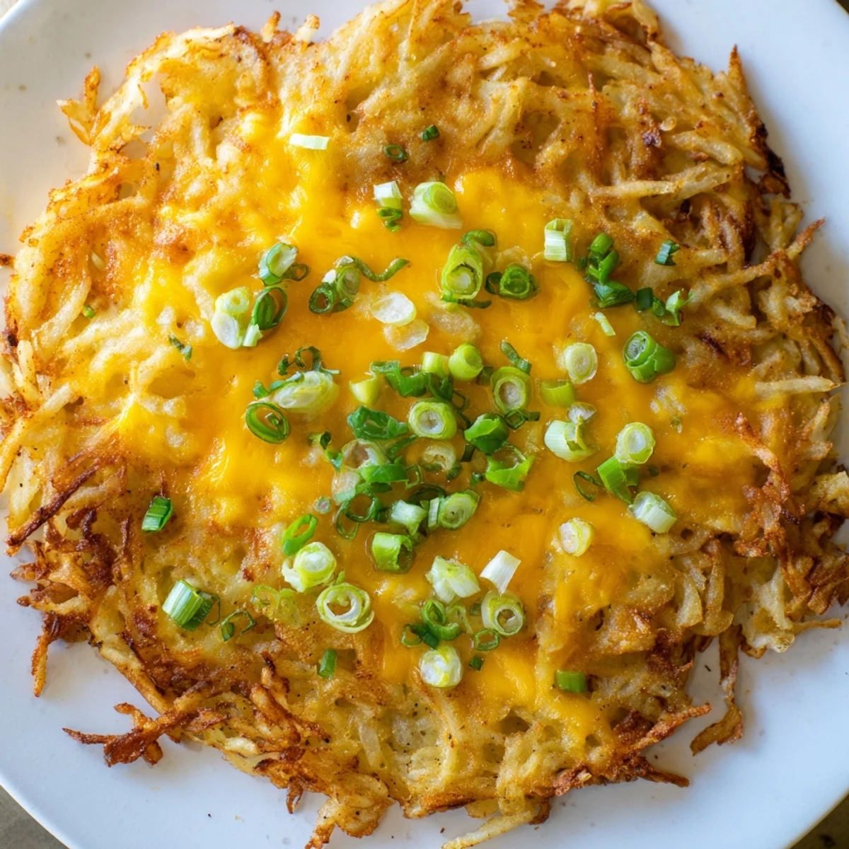 Cheesy Hash Brown Waffles
