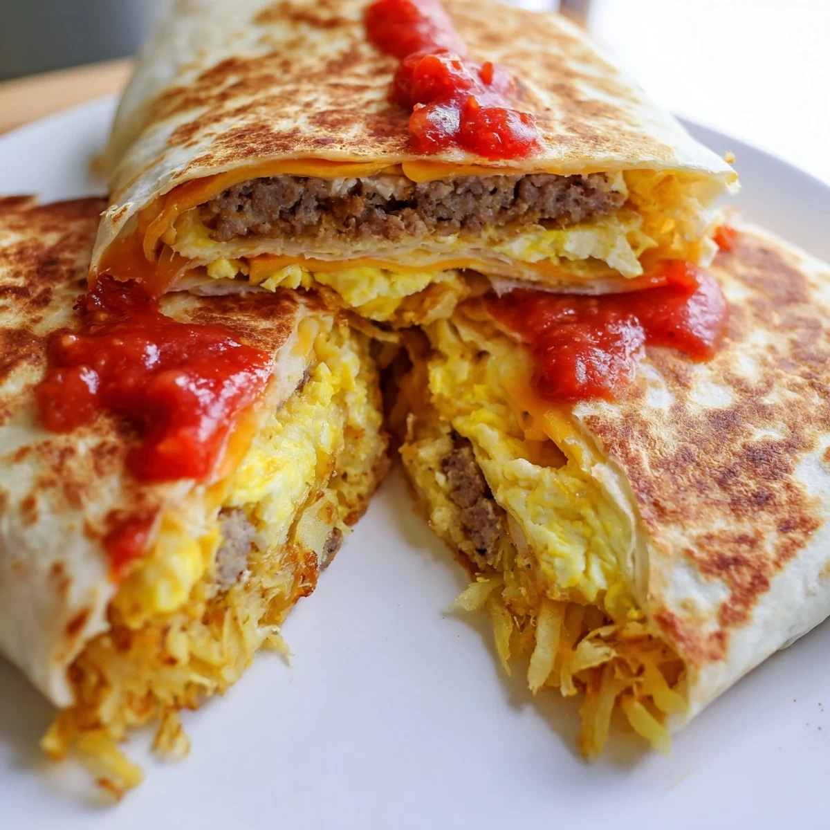 Quick and easy homemade Breakfast Crunchwrap Hack — a satisfying, portable breakfast ready in minutes.