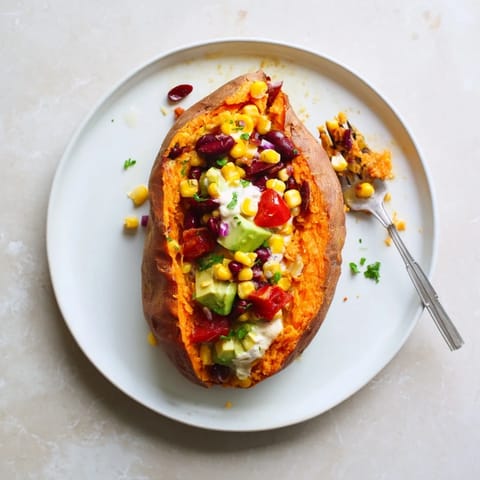 Loaded Baked Sweet Potatoes