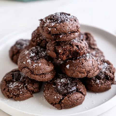 Soft Chocolate Crinkle Cookies