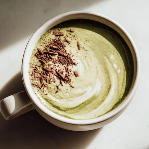 Collagen Peppermint Matcha Latte