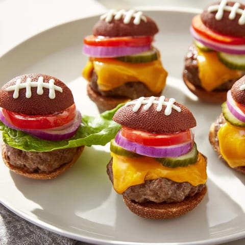 American Football Oval Burger
