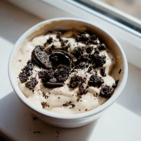 Vanilla Pudding with Oreos
