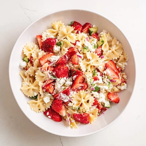 Strawberry Feta Pasta