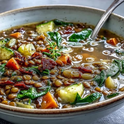 A comforting, protein-packed vegan dinner served with a lemon wedge and fresh parsley garnish.