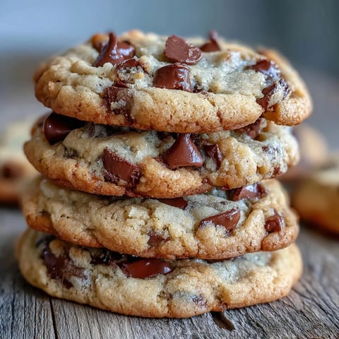 Freshly baked Yogurt Chocolate Chip Cookies cooling on a wire rack with gooey, melted chocolate chips.