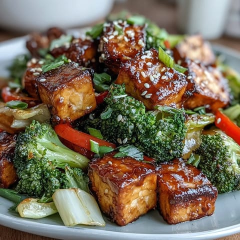 Vegan Teriyaki Tofu Stir-Fry
