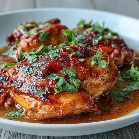 Spicy Tangy Baked Chicken