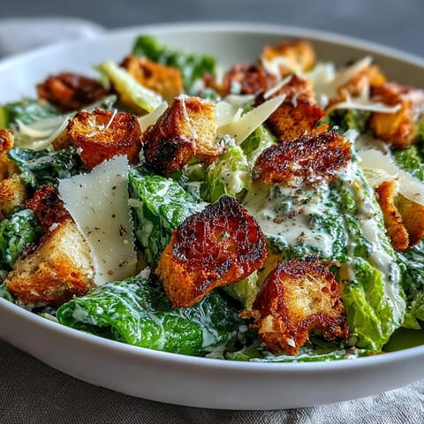 Sourdough Crouton Caesar Salad