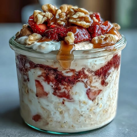 Strawberry Banana Bread Oats