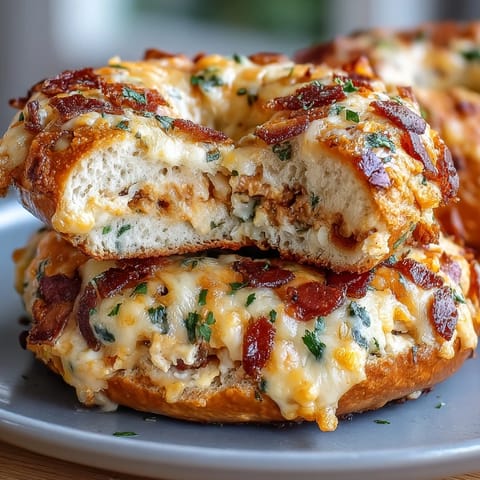Jalapeño Cheddar Protein Bagels