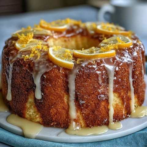 Limoncello Pound Cake Lemon