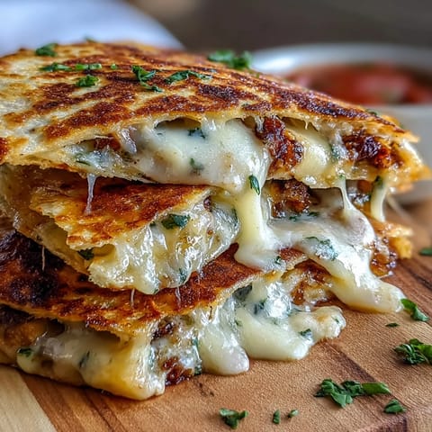 Mini Quesadilla Triangles Salsa