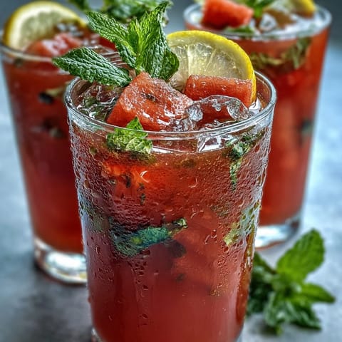 Watermelon Mint Lemonade Summer