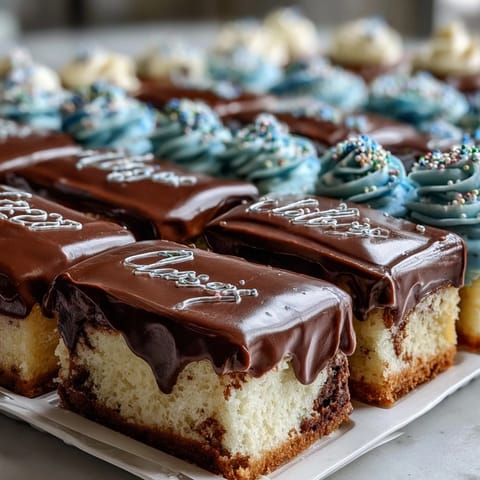 Moist vanilla sheet cake with creamy buttercream and Class of 2026 piping, perfect for graduation celebrations.  