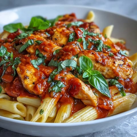 Tender chicken with velvety tomato cream sauce, perfect for weeknight dinners.