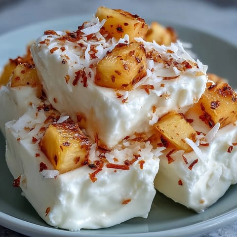 Vibrant Pineapple Tajín Frozen Yogurt Bark, sprinkled with spice, a cool summer treat.