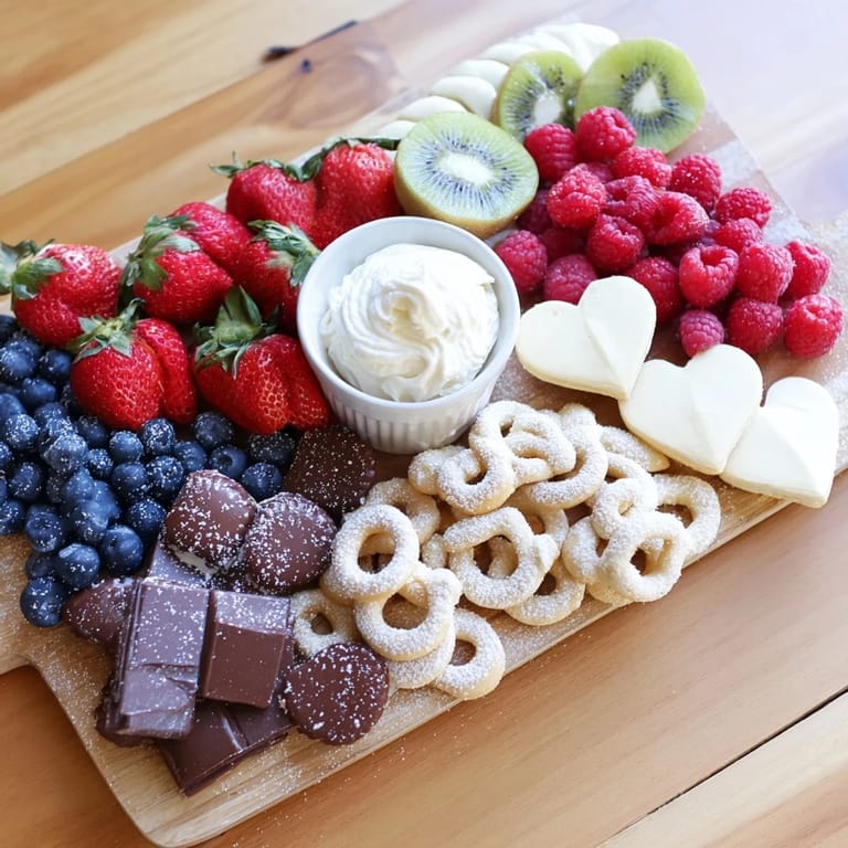 Indulge in this delicious Love Letter Dessert Board, perfect for sharing sweet treats.