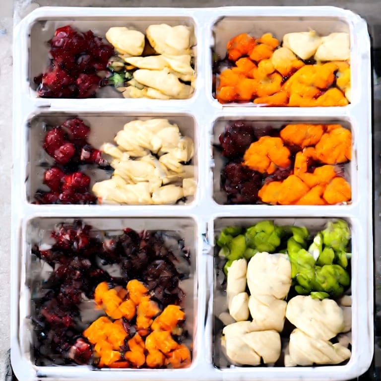 Vibrant Road Trip Snack Box: Organized boxes with grapes, carrots, and sweet treats ready for your journey.