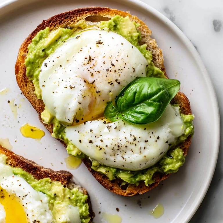 A close-up of an Avocado Mozzarella Tartine shows warm, gooey cheese stretching over smooth avocado spread on crisp bread.  