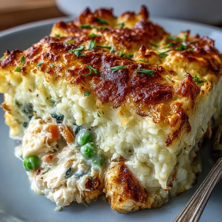 Comforting Curried Fish Pie with fork-tender veggies and crisp, buttery potato crust for dinner.