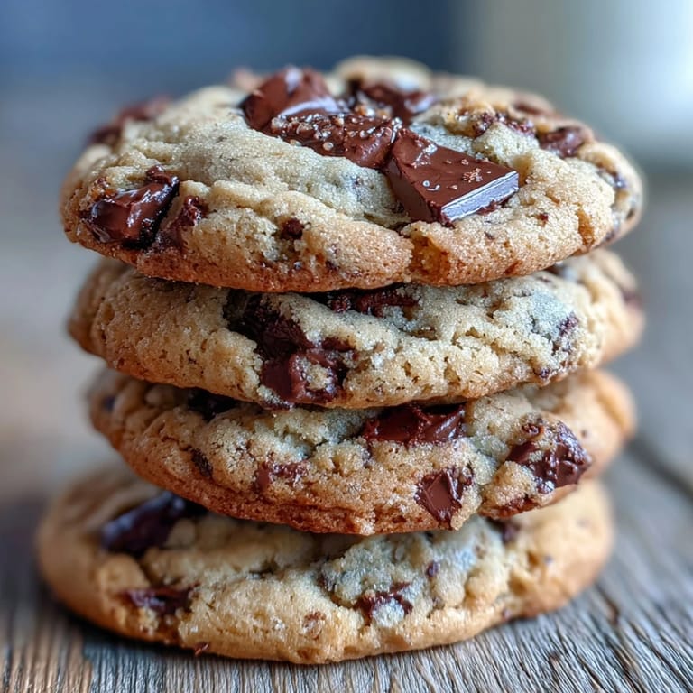 Warm Yogurt Chocolate Chip Cookies with golden edges and a chewy texture, ready to serve with milk.