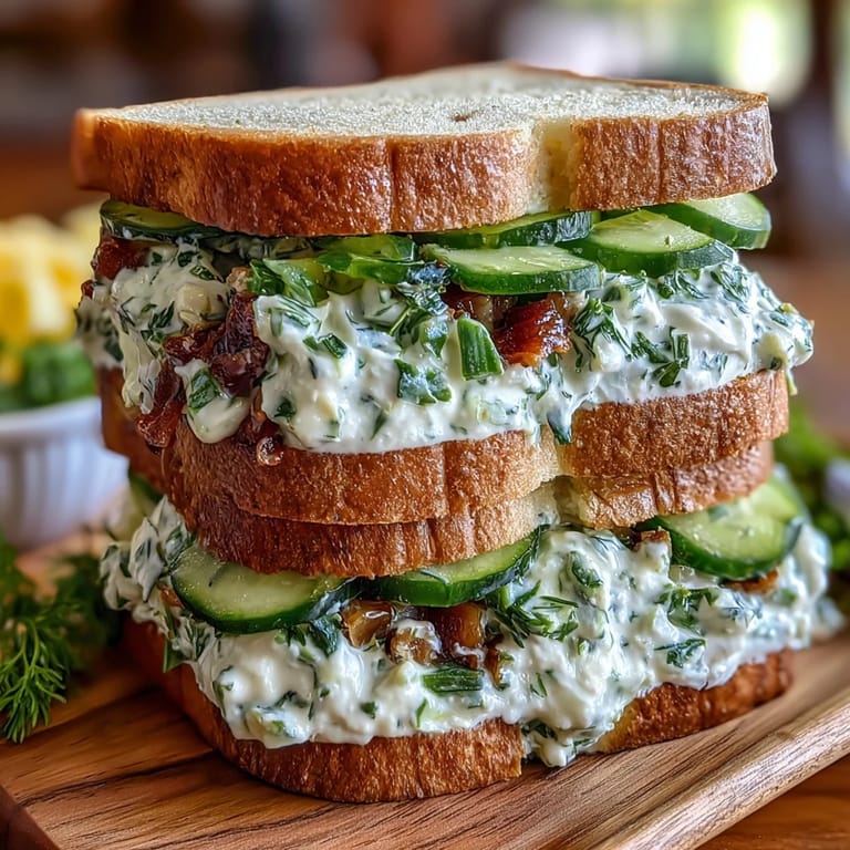 Close-up of Kentucky Derby Benedictine Tea Sandwiches, showcasing the vibrant green spread and delicate texture, ideal for afternoon tea or party trays.