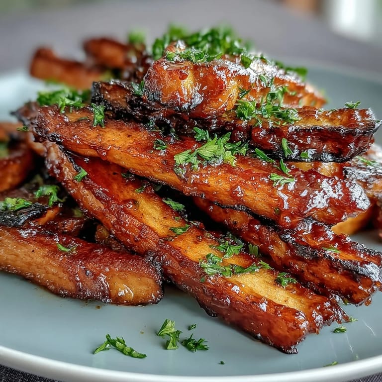 Sweet and savory honey roasted carrots and parsnips, oven-baked until tender and served warm alongside roasted ham.