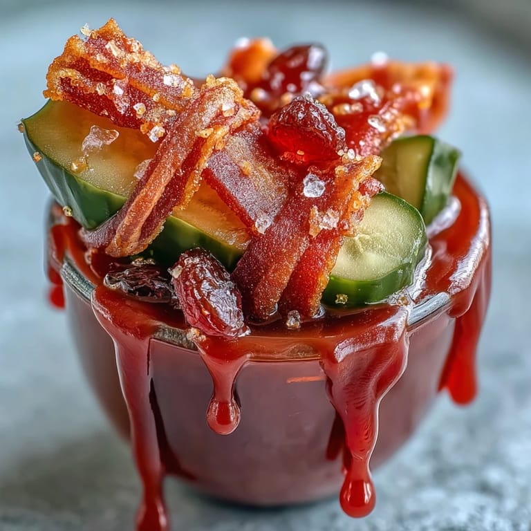 3. Viral Chamoy Pickle Kit in a Cup layered with sweet-sour candies, hot sauce drizzle, and bold Tajín seasoning for a tangy snack experience.