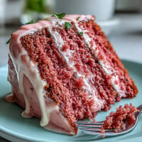 A beautiful Bridal Shower Rosé Velvet Cake, delicately pink with a shimmering gold drip.